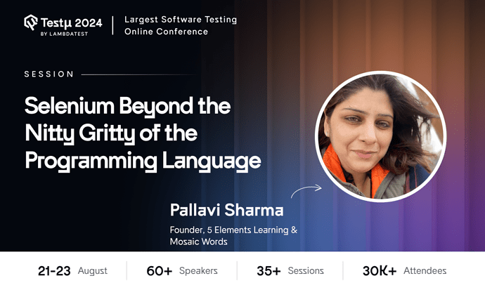 Selenium Beyond the Nitty Gritty of the Programming Language