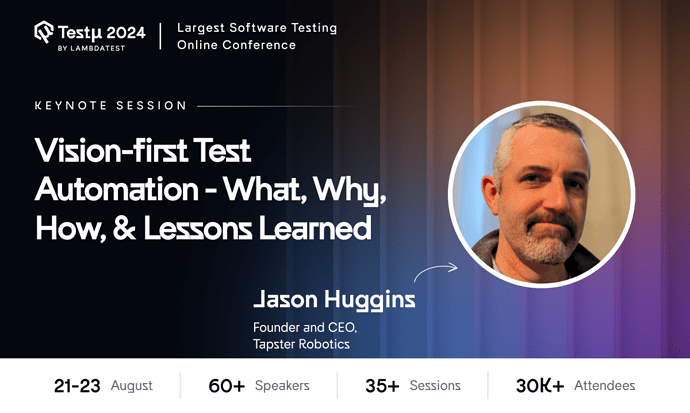 Vision-first Test Automation - What, Why, How, & Lessons Learned