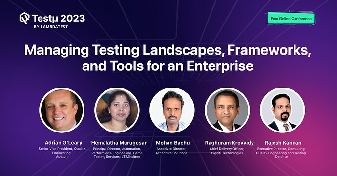 Panel Discussion_ Managing Testing Landscapes