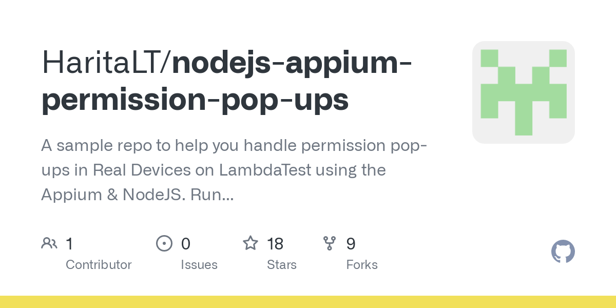 How to handle permission popups in Real Devices on LambdaTest using