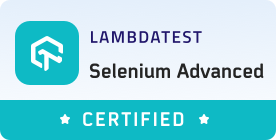 Selenium Advanced Certified