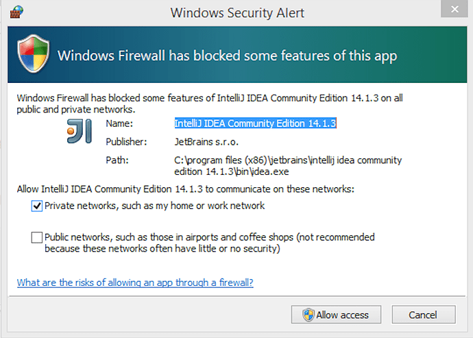 Windows Security Alert