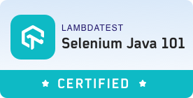 SeleniumJava 101